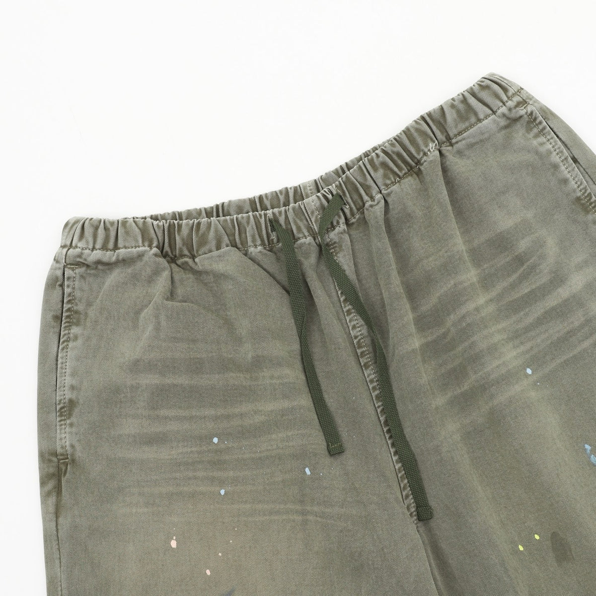 Acne Studios Women's Men's Olive Splatter Print Wide-Leg Pants