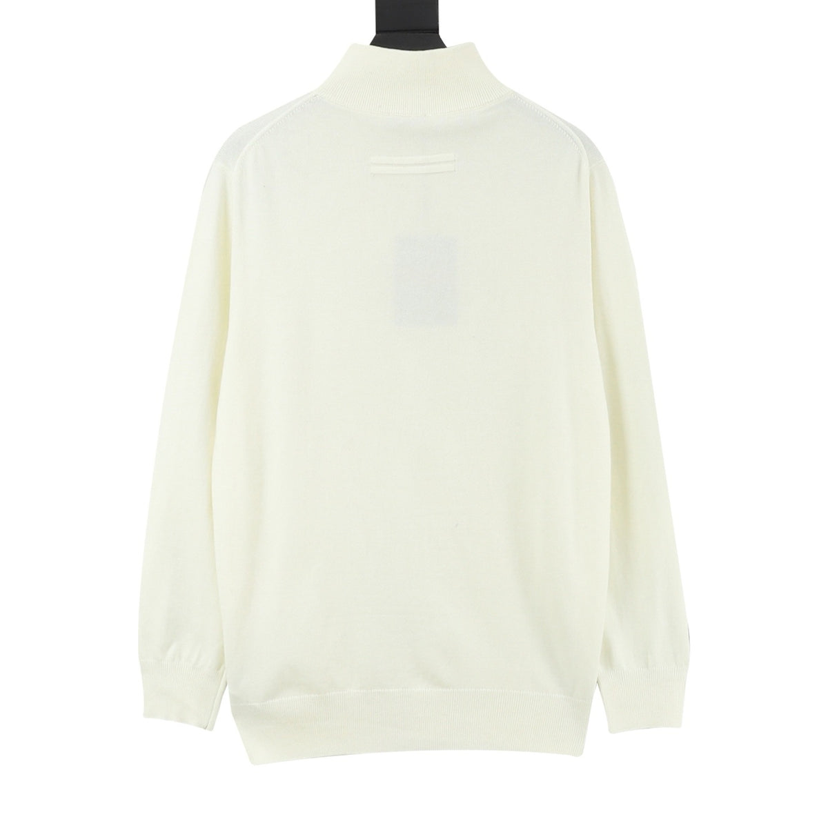 Zegna Women's Men's Cream Half-Zip Cashmere Sweater