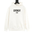 Givenchy Distressed Small Letter Print Hoodie
