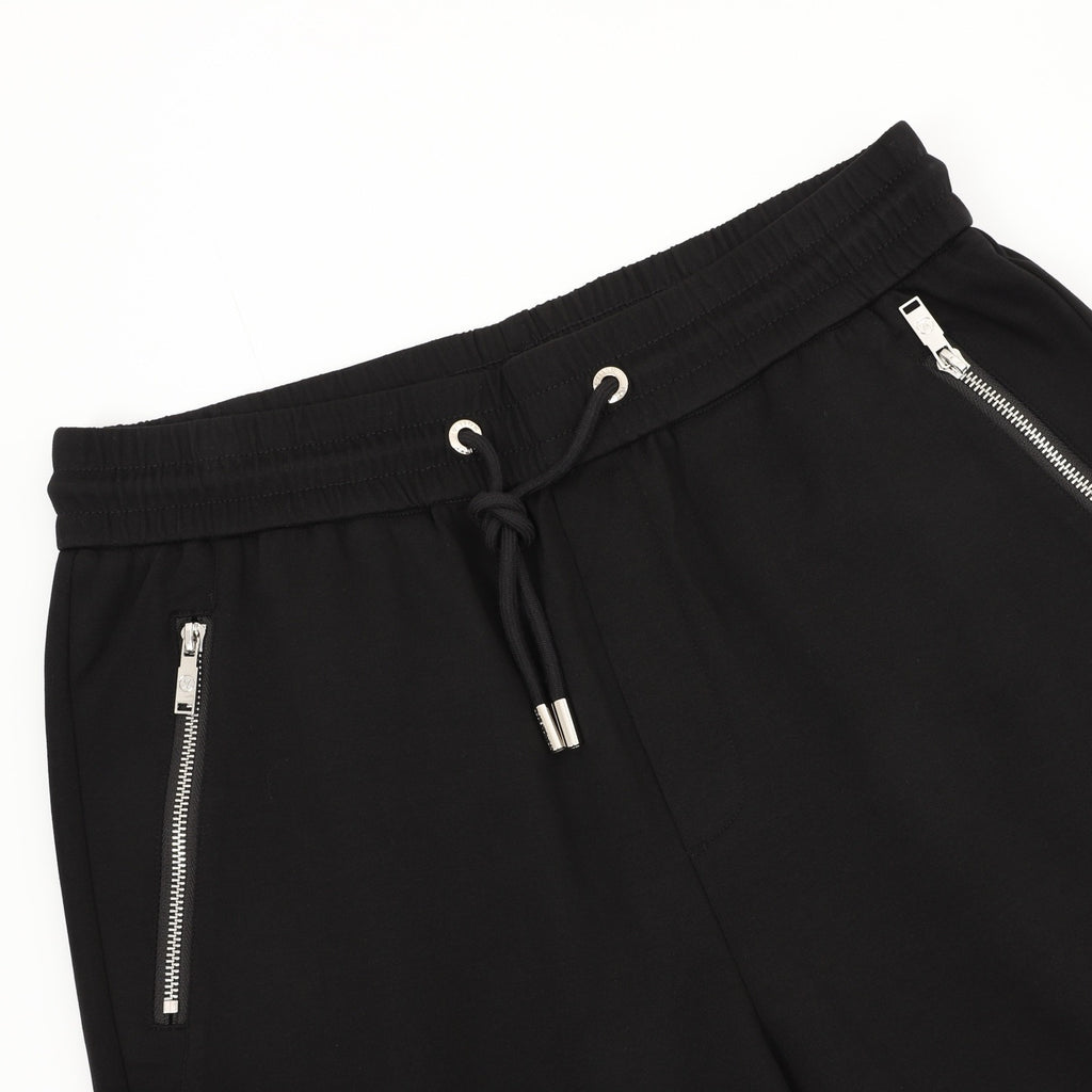 Louis Vuitton SS25 Heraldic Crest Embroidered Zip-Pocket Jogger Pants