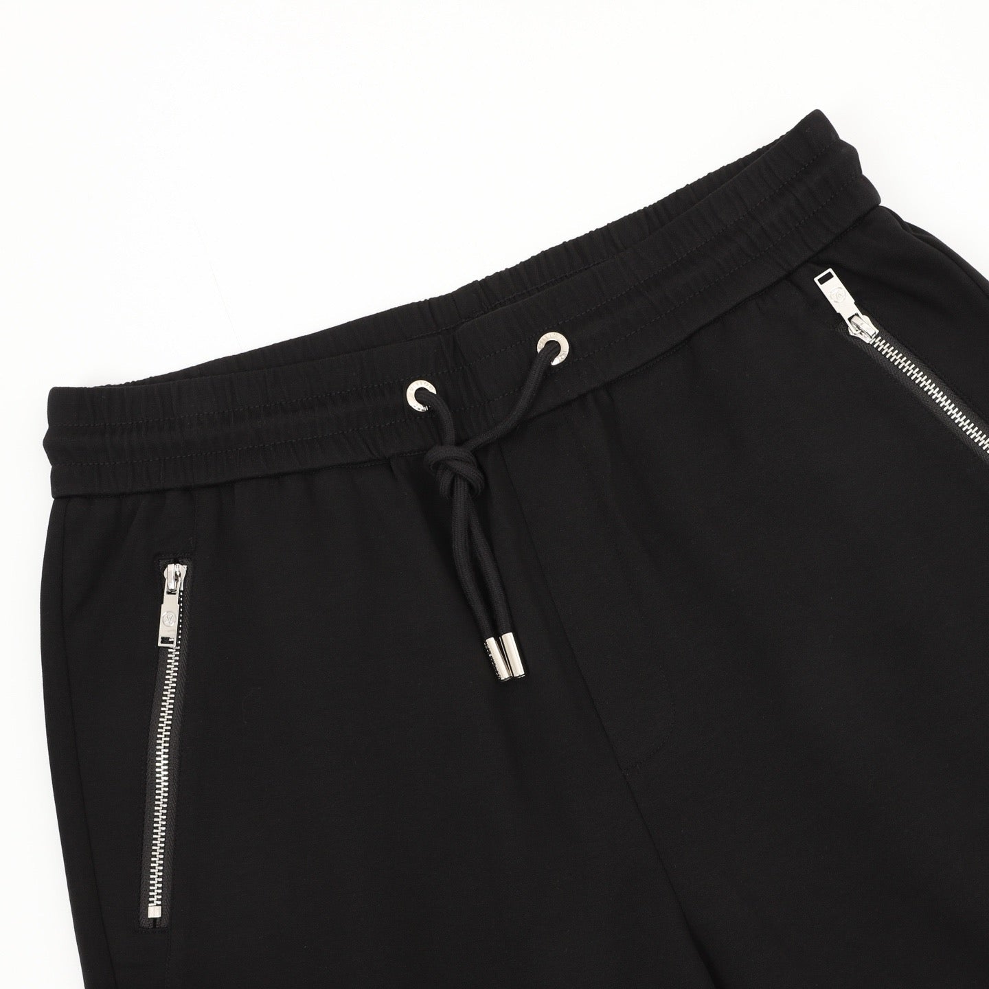 Louis Vuitton SS25 Heraldic Crest Embroidered Zip-Pocket Jogger Pants