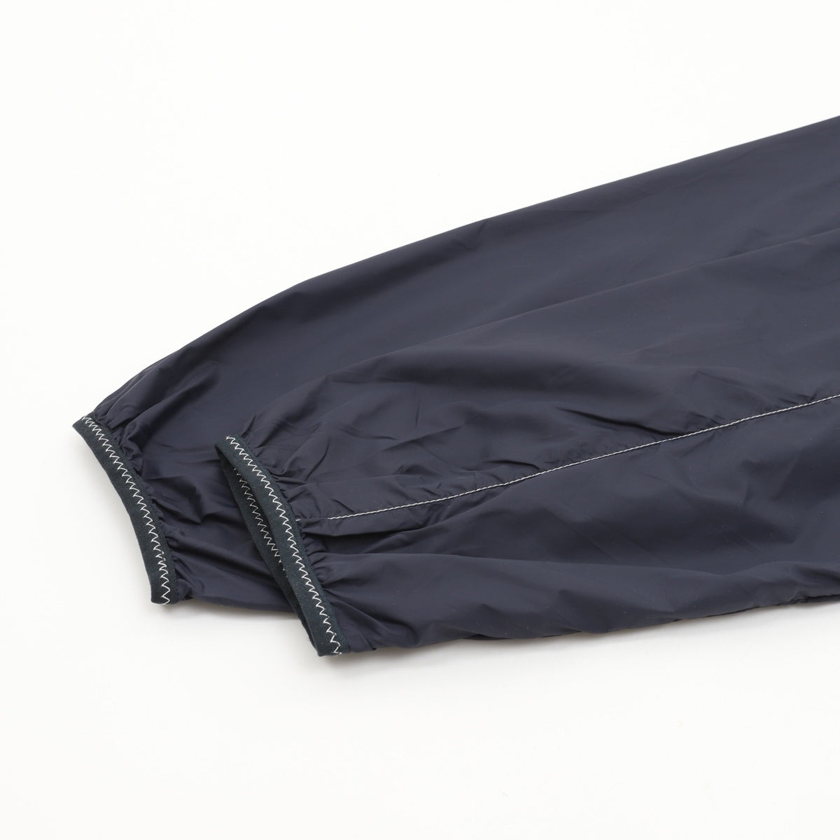 Moncler Women's Men's Navy Stitched Hooded Windbreaker Jacket