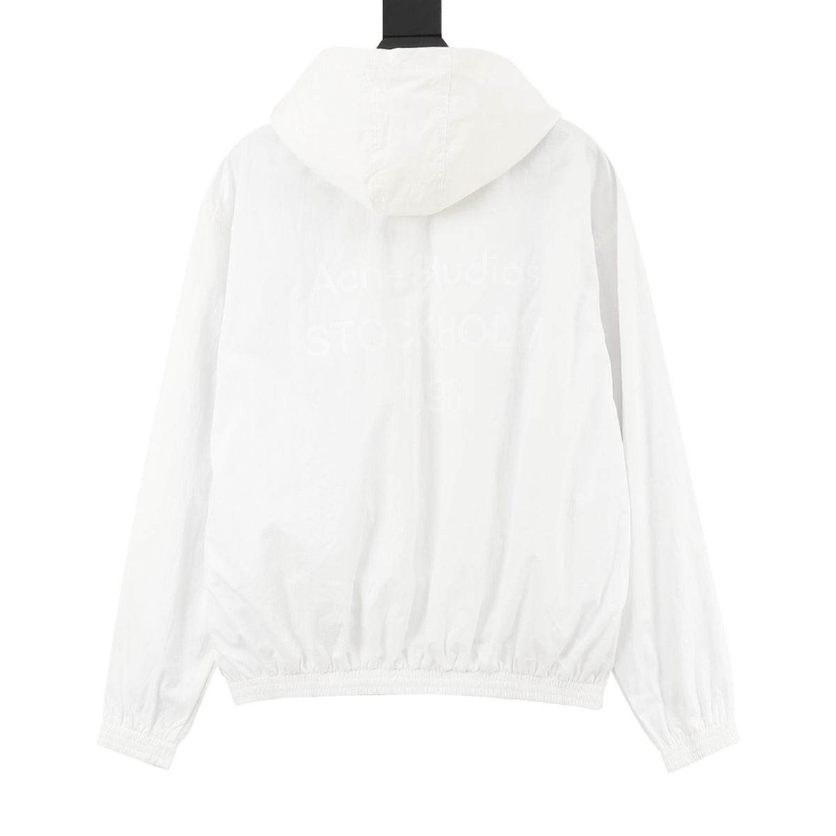Acne Studios Women's Men's White Logo Hooded Jacket