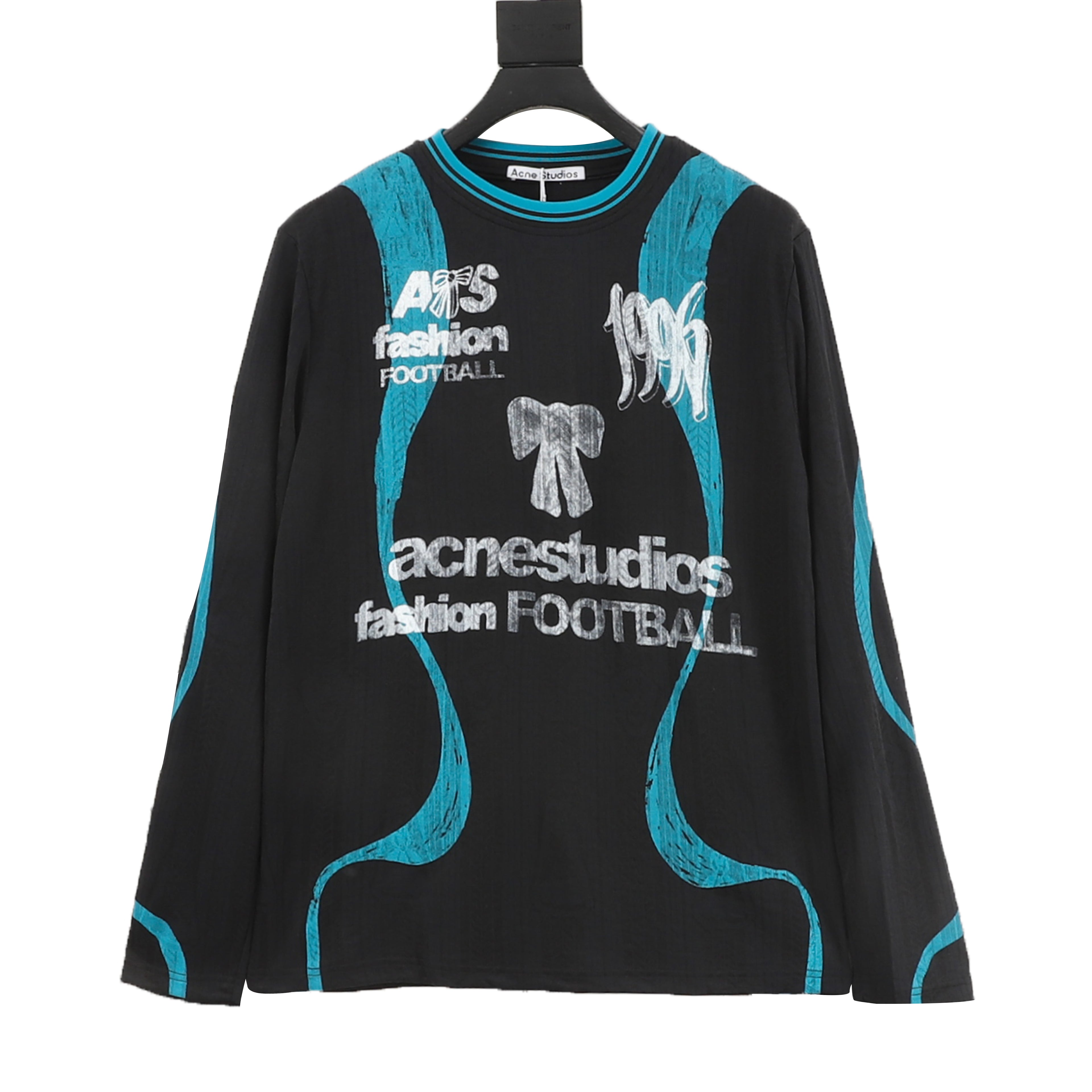 Acne Studios Fashion Football Jersey Long-Sleeve T-Shirt