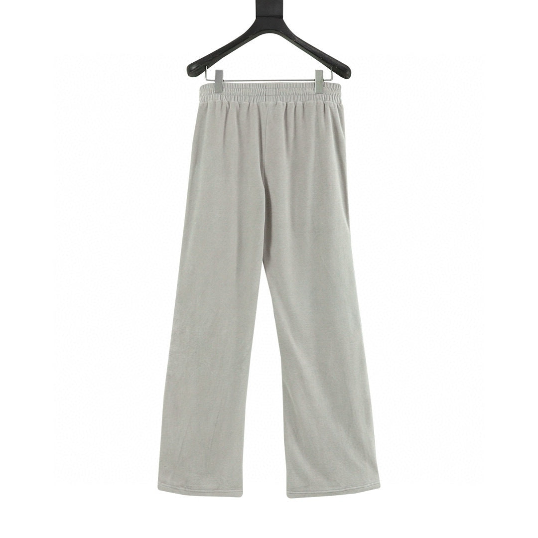 Celine Arc de Triomphe Embroidered Stripe Wide-Leg Track Pants