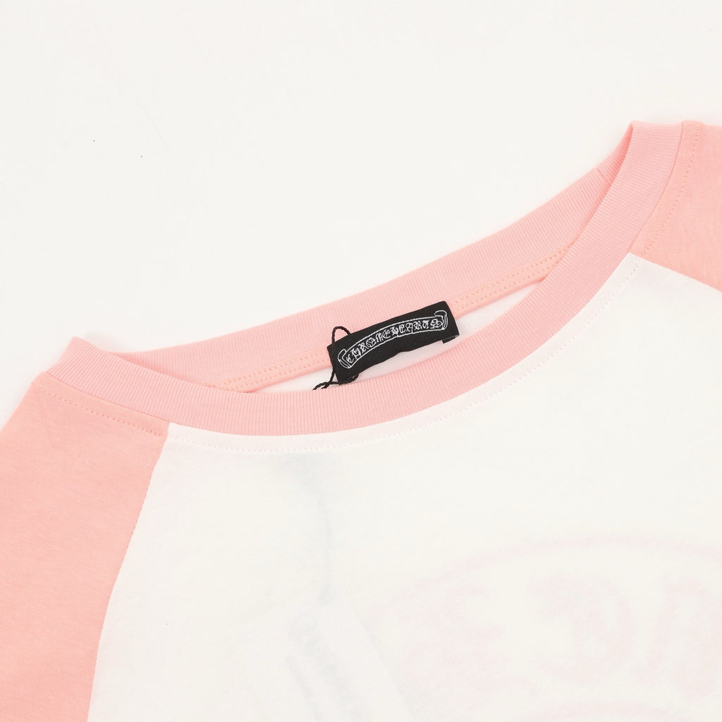 Chrome Hearts 25FW Embroidered Horseshoe Patchwork Long-Sleeve T-Shirt