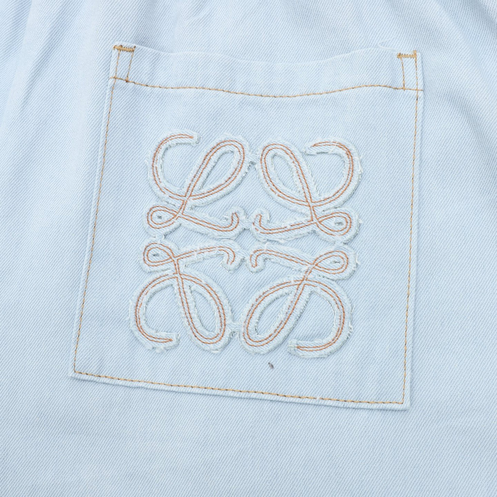 Loewe Anagram Embroidered Denim Jeans | Luxury Crafted Spanish Heritage Denim