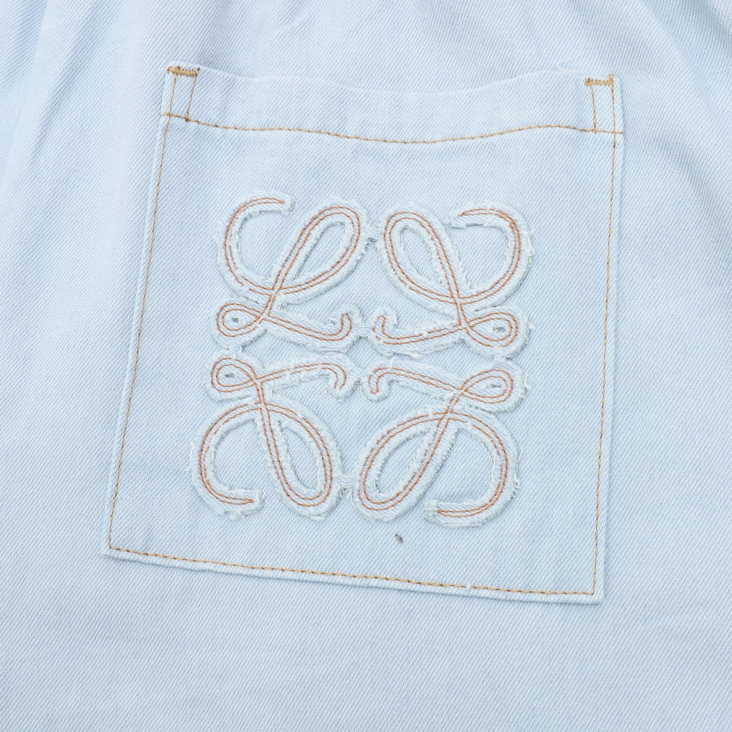 Loewe Anagram Embroidered Denim Jeans | Luxury Crafted Spanish Heritage Denim