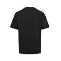 Oversized Crew-Neck Short-Sleeve T-Shirt in Black