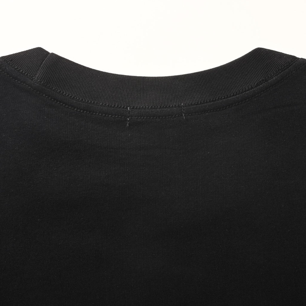 Moncler Men's Black Large Circular Logo T-Shirt