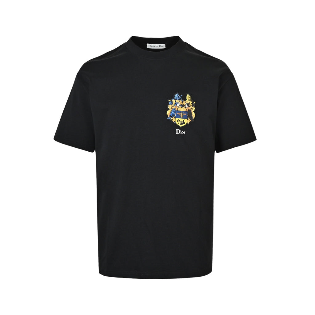 Acne Studios Stockholm 1996 Print Short-Sleeve T-Shirt in Dark Navy
