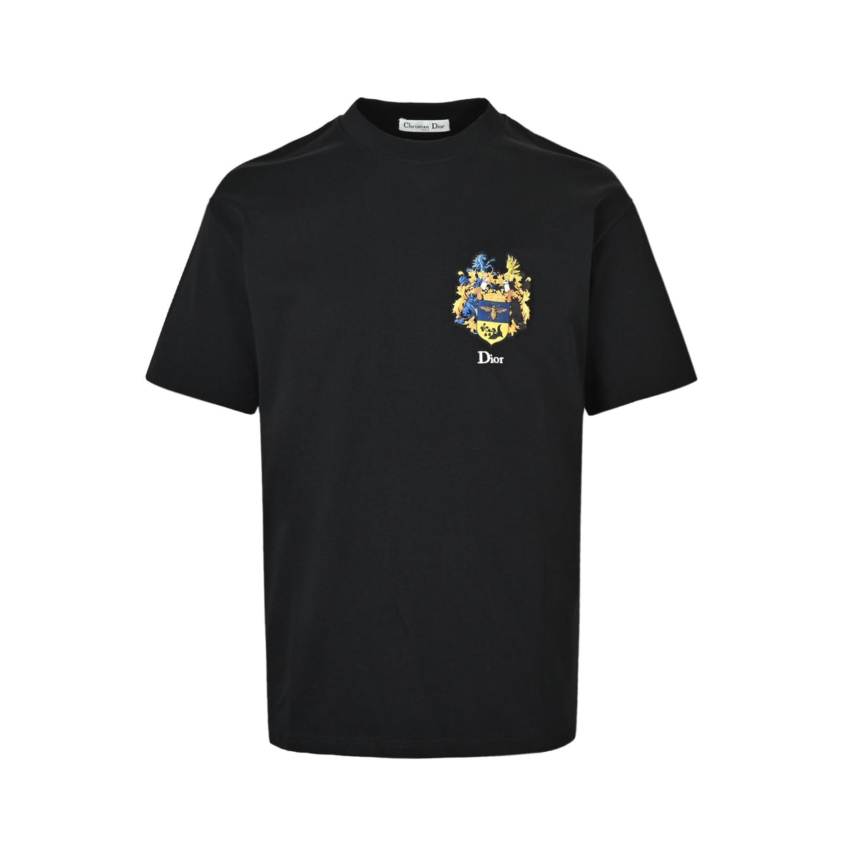 Acne Studios Stockholm 1996 Print Short-Sleeve T-Shirt in Dark Navy