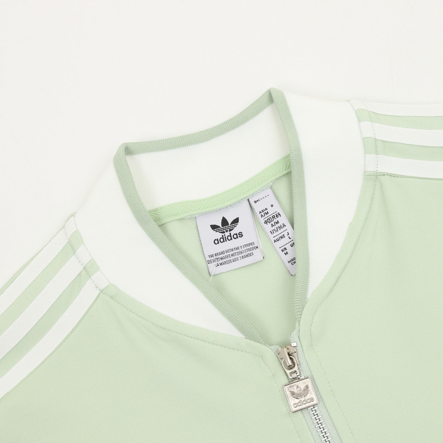 adidas Originals Refined Luxe DLXC Crew Jumper Striped Pullover Sweatshirt