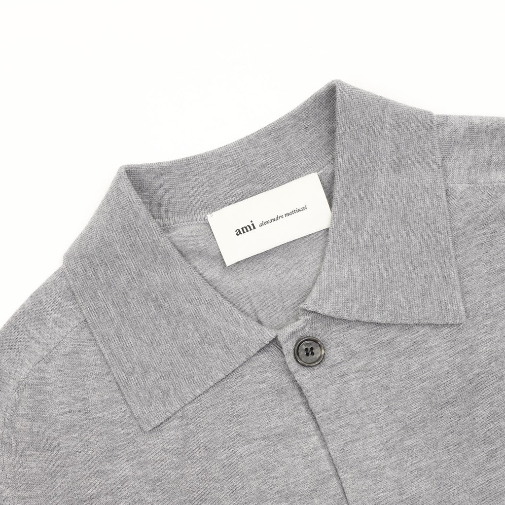 AMI Paris ADC Heart Knit Wool Cardigan