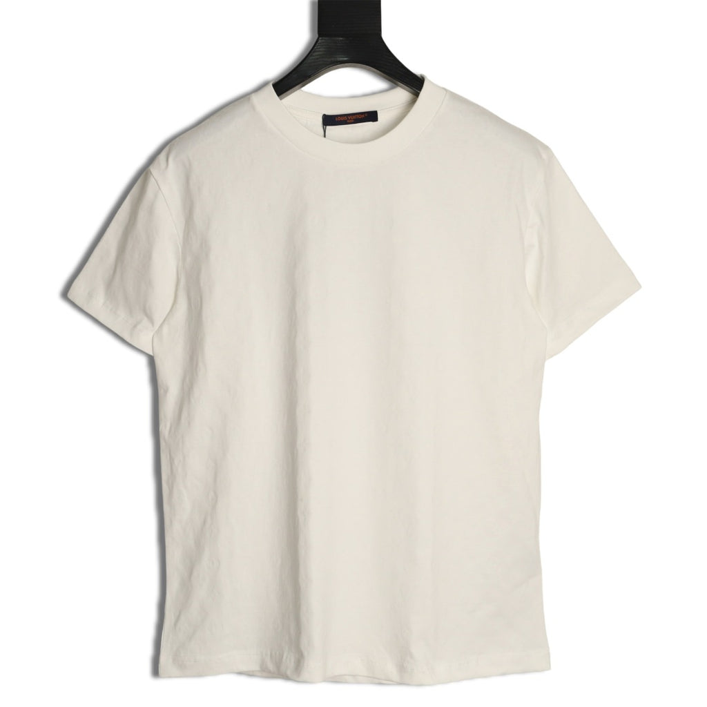 Louis Vuitton Plain Short-Sleeve T-Shirt in White
