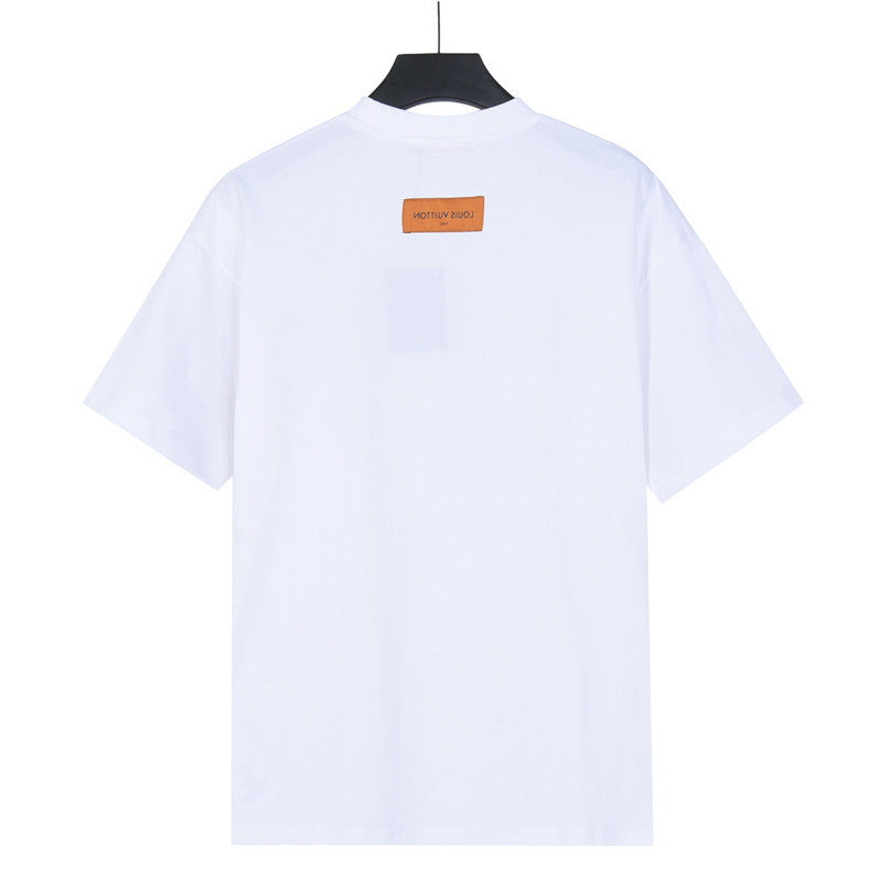 Louis Vuitton Craft Tools Embroidered Short-Sleeve T-Shirt in White