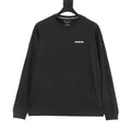Patagonia P-6 Logo Long-Sleeve Responsibili-Tee — Black