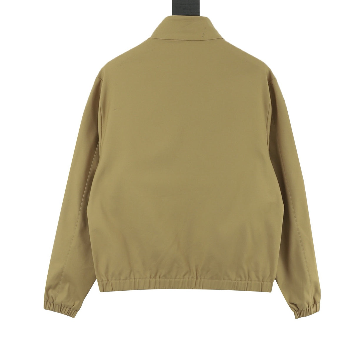 Moncler Fourioun Women's Men's Beige Cotton-Blend Stand-Collar Zip-Up Short Jacket
