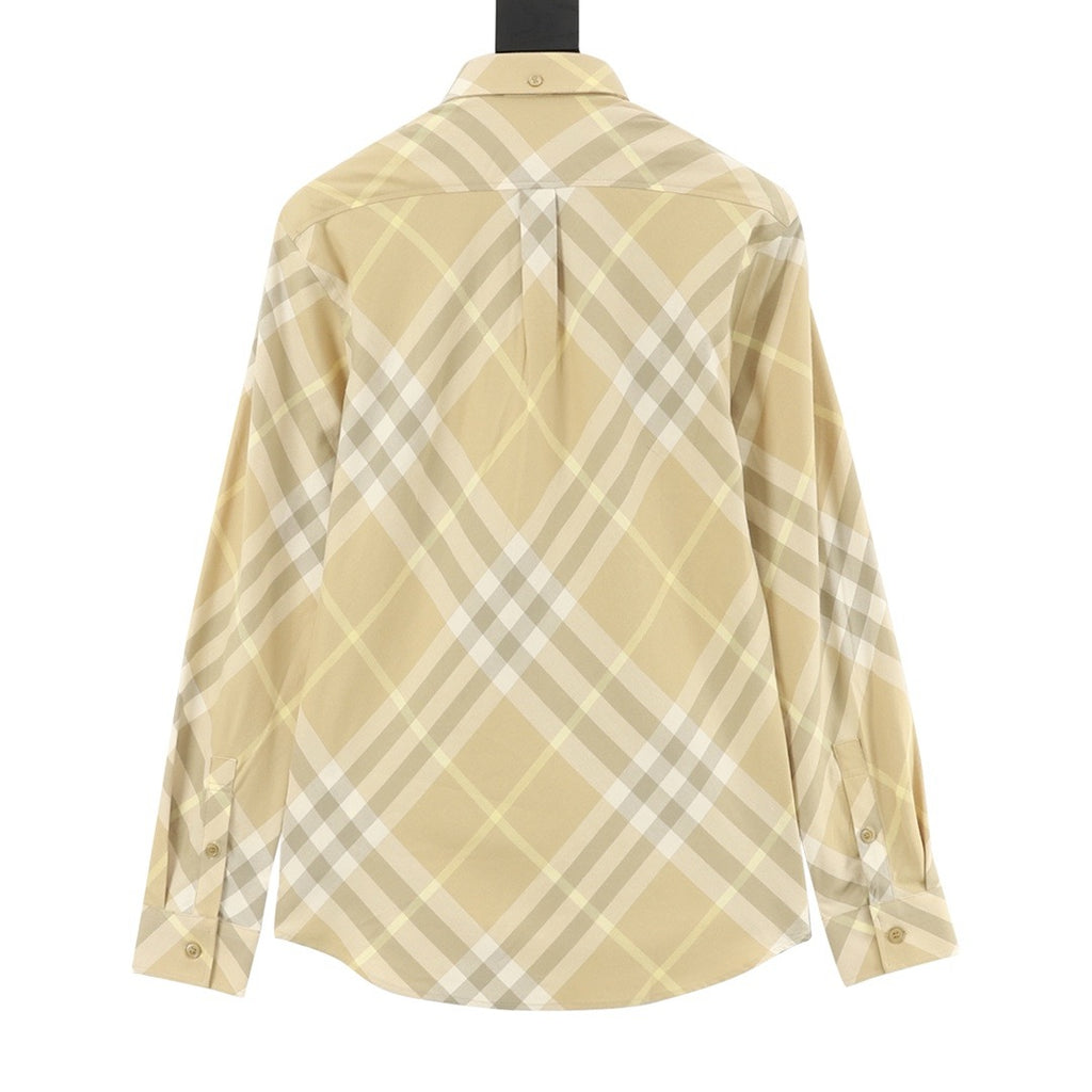 Burberry Vintage Check Cotton Twill Long-Sleeve Shirt
