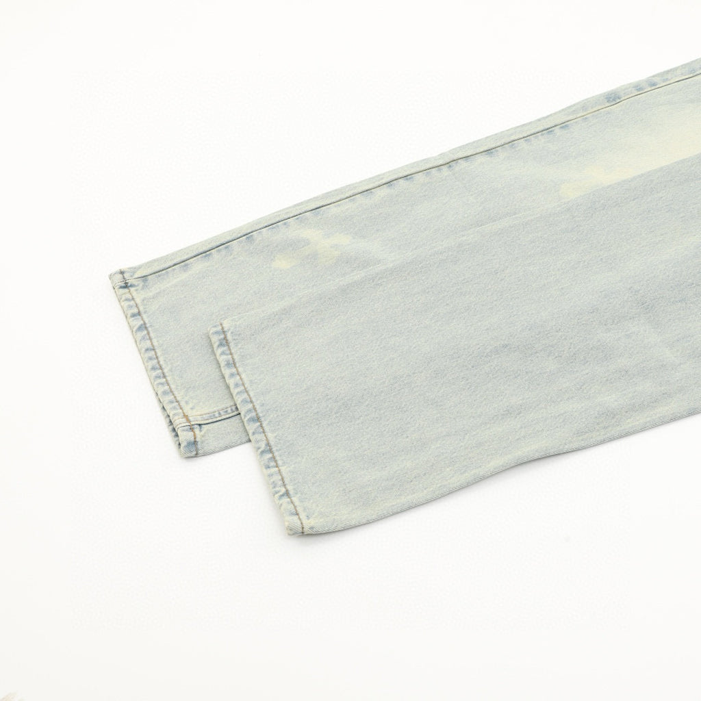 CH Classic White Cross Denim Trousers