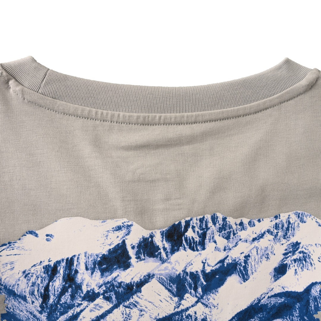 The North Face Grey Rocky Mountains Graphic T-Shirt