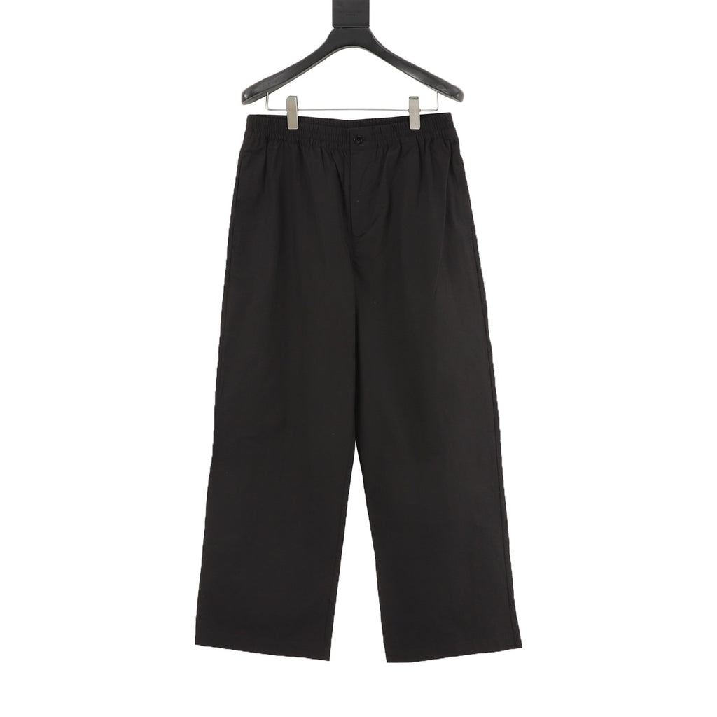 Celine CE Embroidered Back Pocket Wide-Leg Trousers