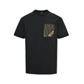 Fendi Black FF Patch Short-Sleeve T-Shirt