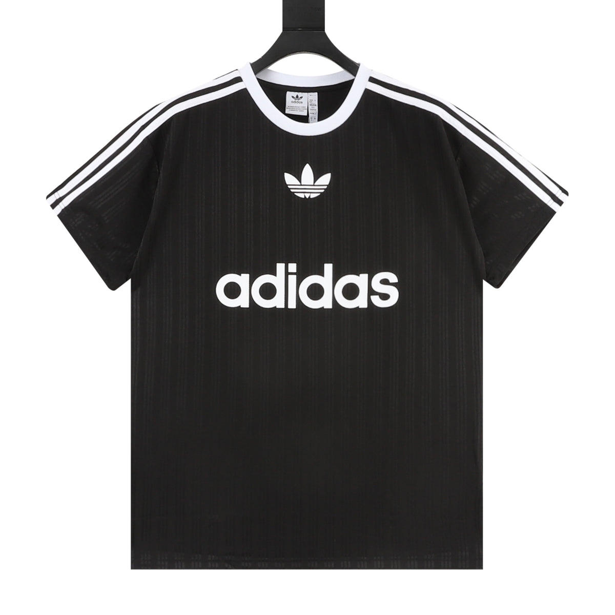 adidas Black 3-Stripes Trefoil T-Shirt