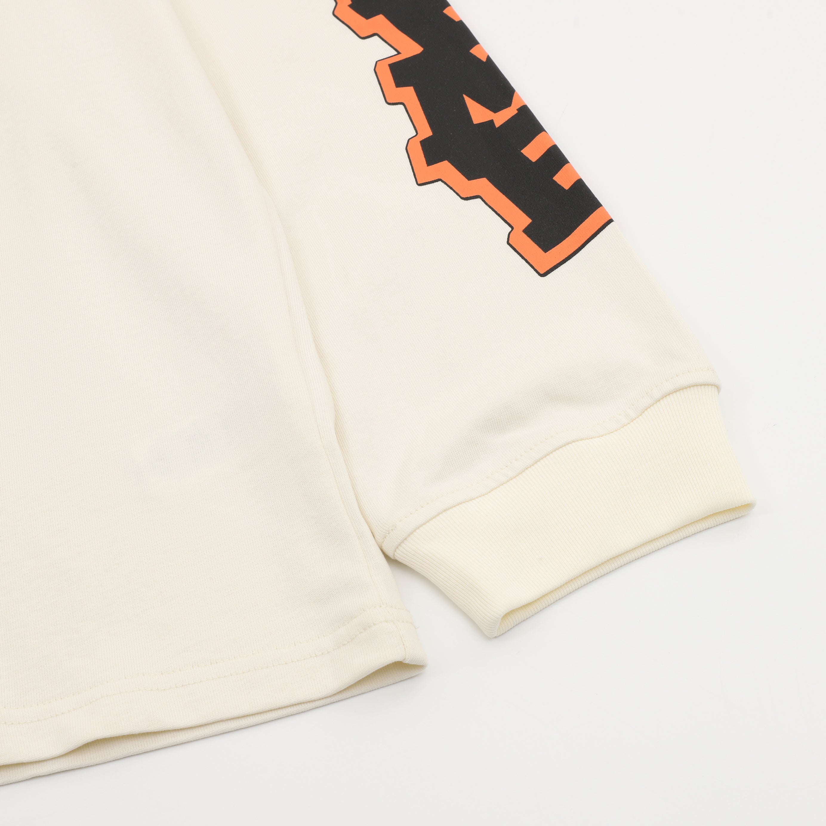 Supreme Cracked Sleeve Print Long-Sleeve T-Shirt
