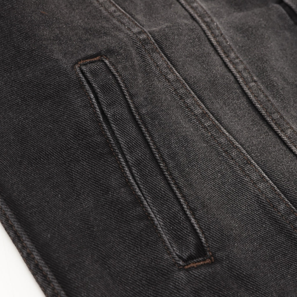 Louis Vuitton Women's Men's Black Washed Denim Jacket