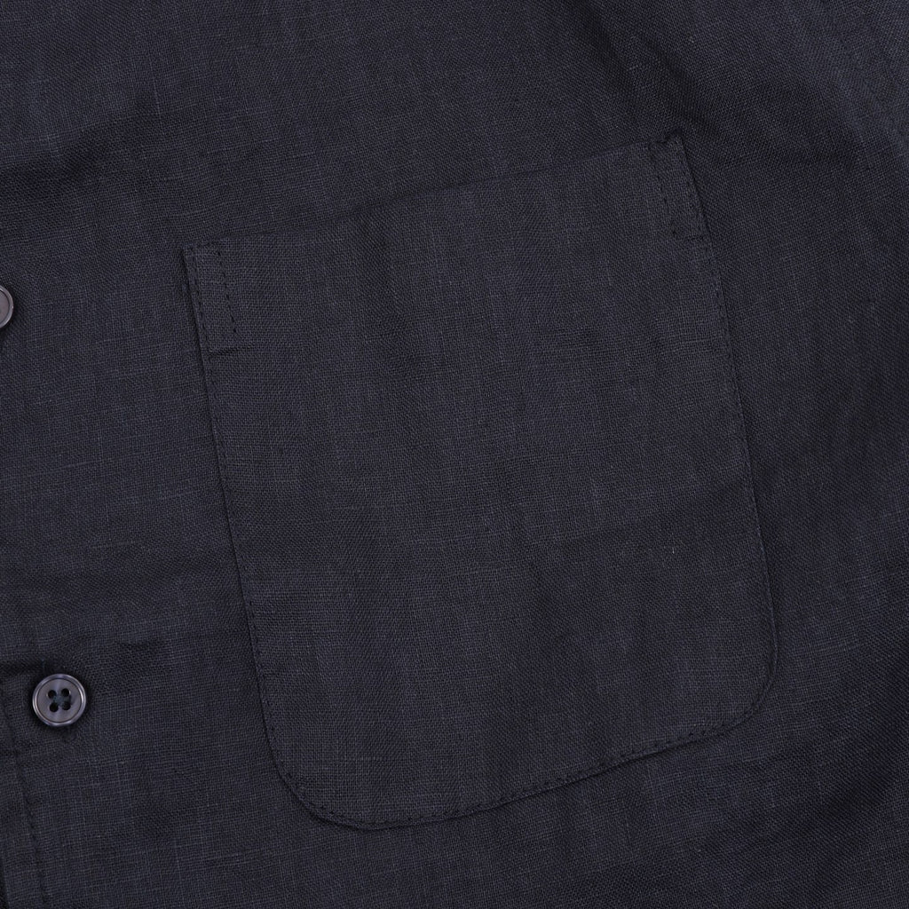 Loro Piana LP Linen Shirt | Dark Brown Breathable Luxury Long Sleeve