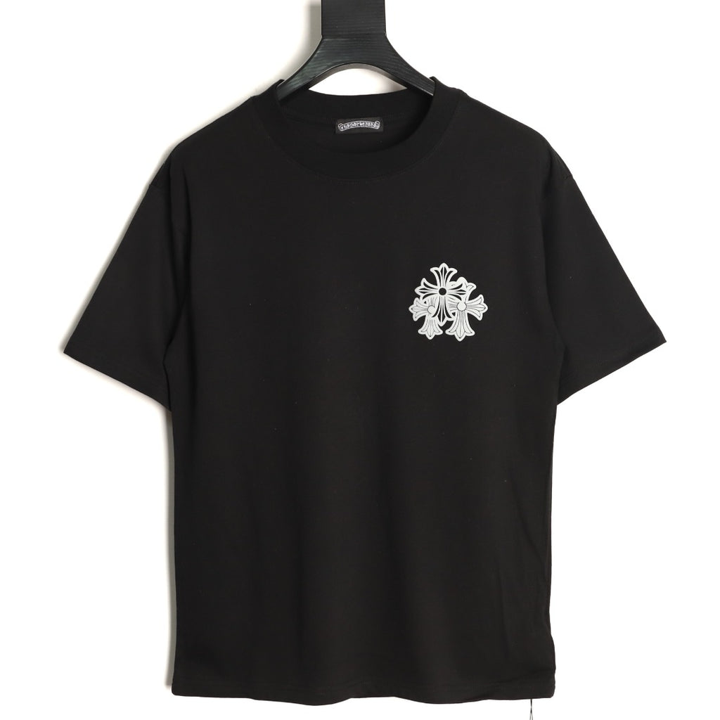 Chrome Hearts Men's Black Cross Logo T-Shirt