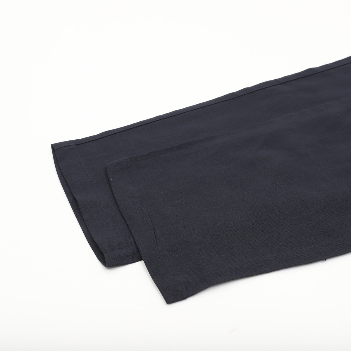 Loewe Women's Men's Black Elasticated-Waist Linen Trousers