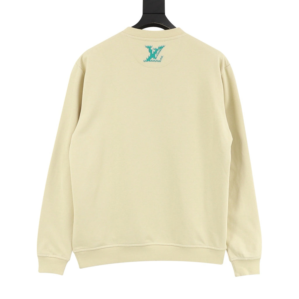 Louis Vuitton ‘Marque L.Vuitton Déposée’ Crewneck Sweatshirt — Cream | FW26
