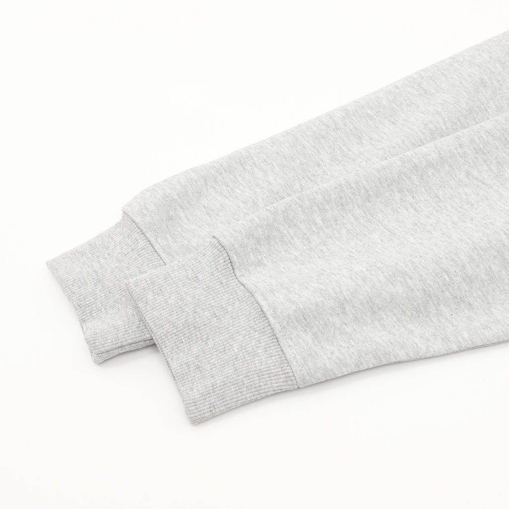 Loewe Women's Men's Light Grey Anagram Embroidered Full-Zip Hoodie