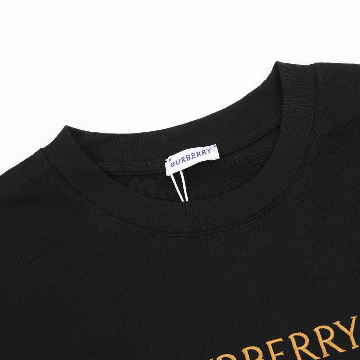 Burberry Women's & Men's Black Equestrian Knight Print Long-Sleeve T-Shirt