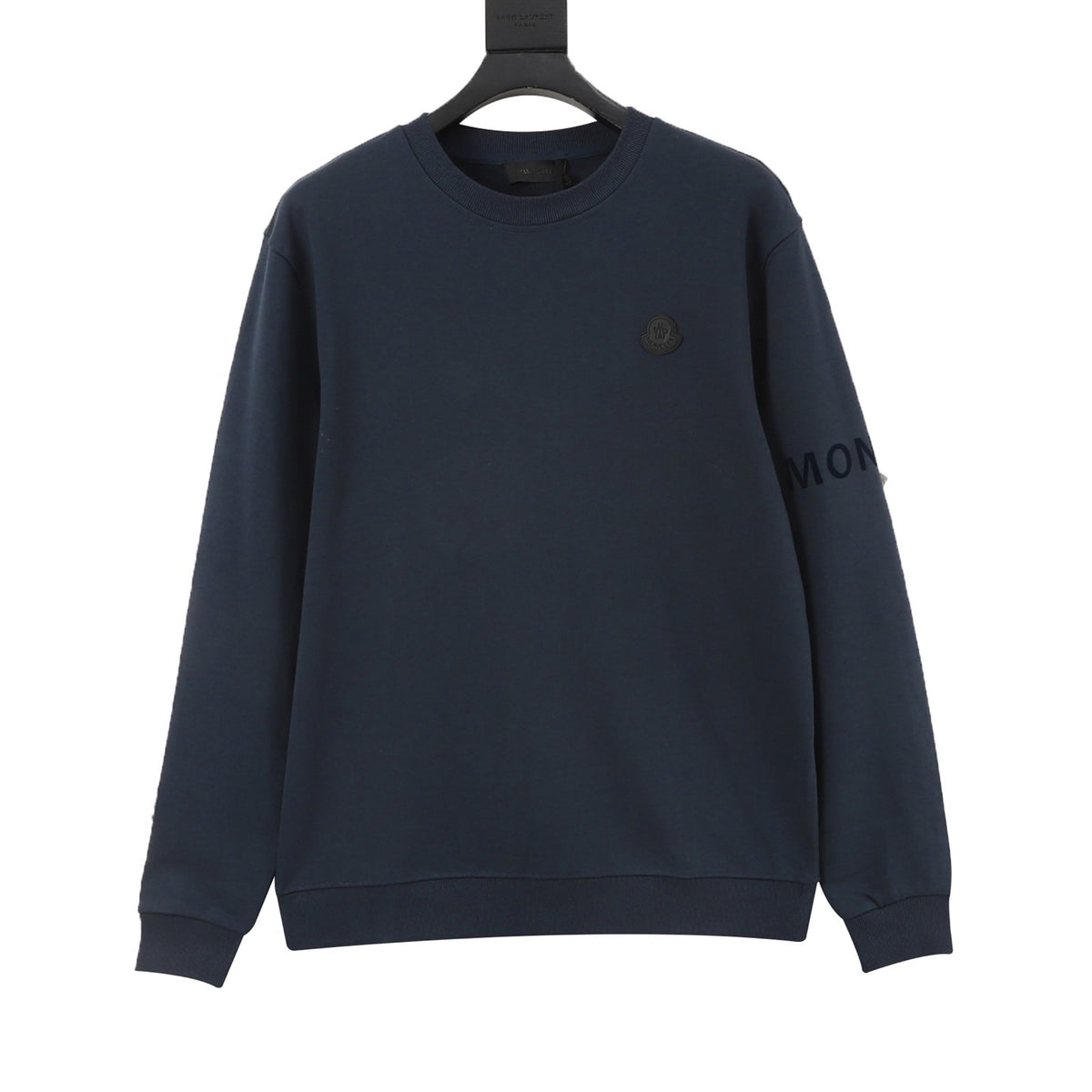 Moncler Women's & Men's Navy Logo Crewneck Sweatshirt