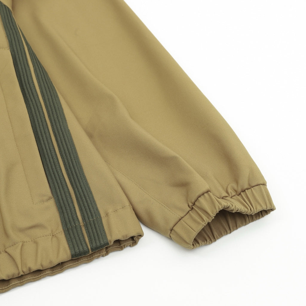 Moncler Fourioun Women's Men's Beige Cotton-Blend Stand-Collar Zip-Up Short Jacket