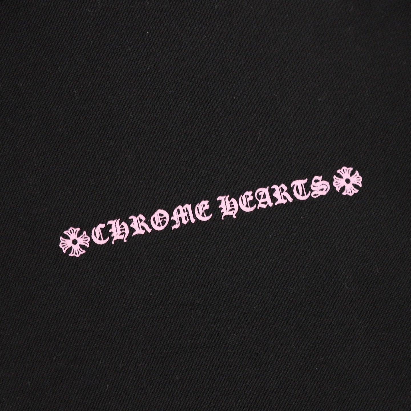 Chrome Hearts 25FW Pink Sanskrit Floral Embroidered Hoodie