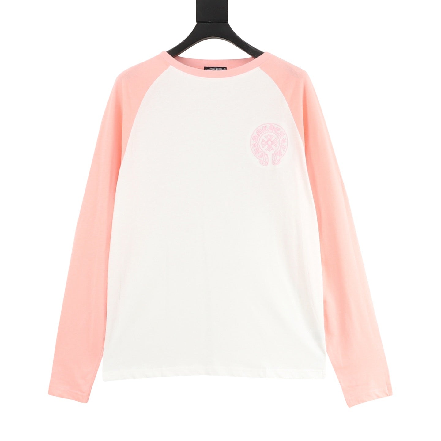 Chrome Hearts 25FW Embroidered Horseshoe Patchwork Long-Sleeve T-Shirt