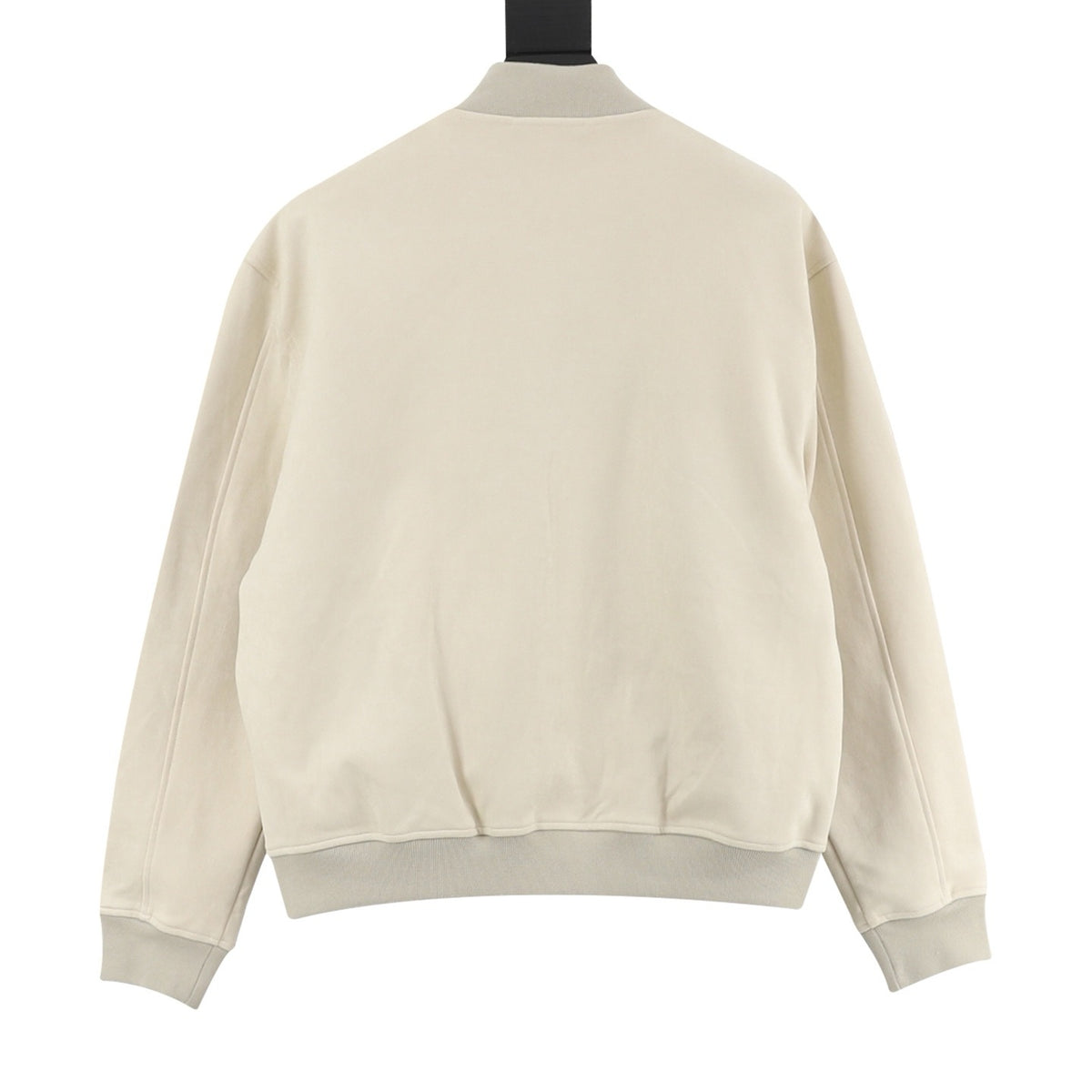 Louis Vuitton Men's Cream Embroidered Logo Bomber Jacket