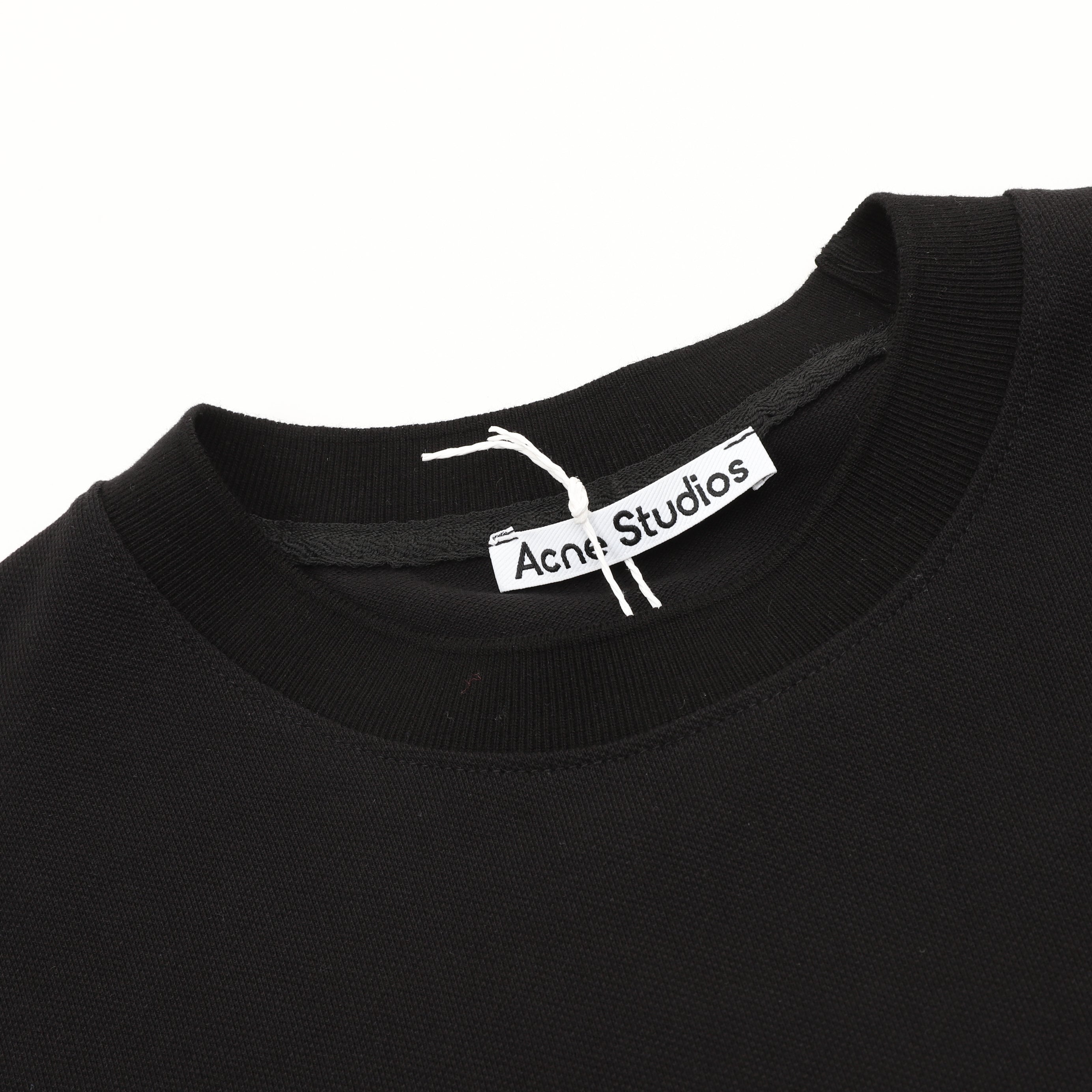 Acne Studios Logo Embroidered Long-Sleeve T-Shirt