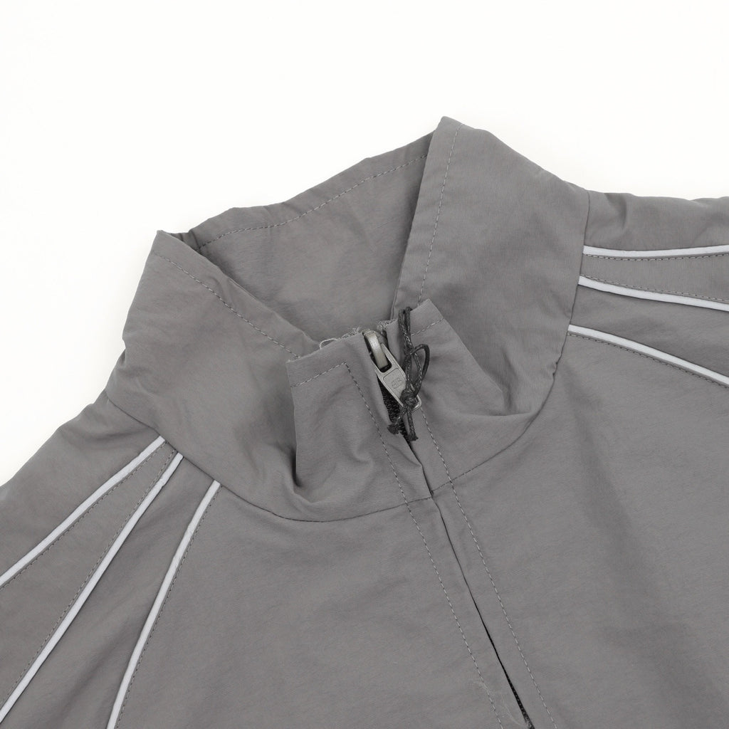 Balenciaga BLCG Bodies Windbreaker Jacket — Grey, Athletic Logo