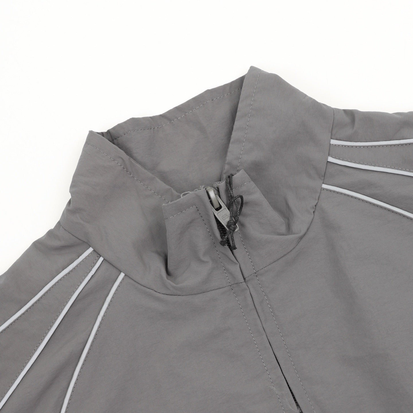 Balenciaga BLCG Bodies Windbreaker Jacket — Grey, Athletic Logo