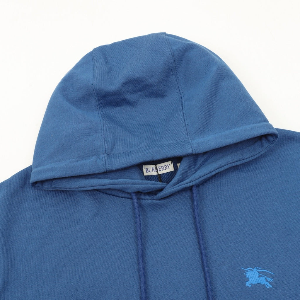 Burberry Women's & Men's Blue Equestrian Knight Logo Hoodie
