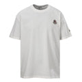 Moncler Small Logo Patch Short-Sleeve T-Shirt in White