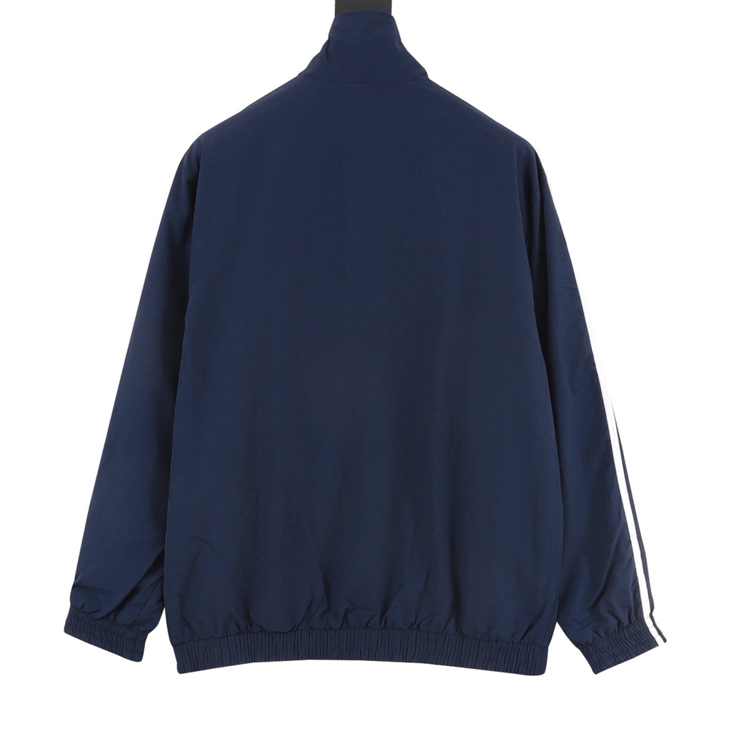 Adidas Originals Adicolor Three-Stripe Track Jacket | Light Blue Retro Zip-Up Outerwear