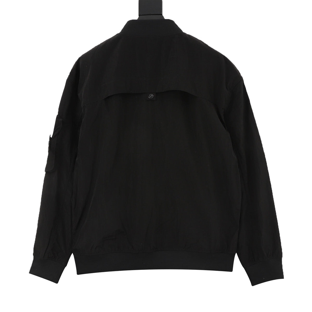 Stone Island Women's & Men's Black Sleeve Pocket Bomber Jacket