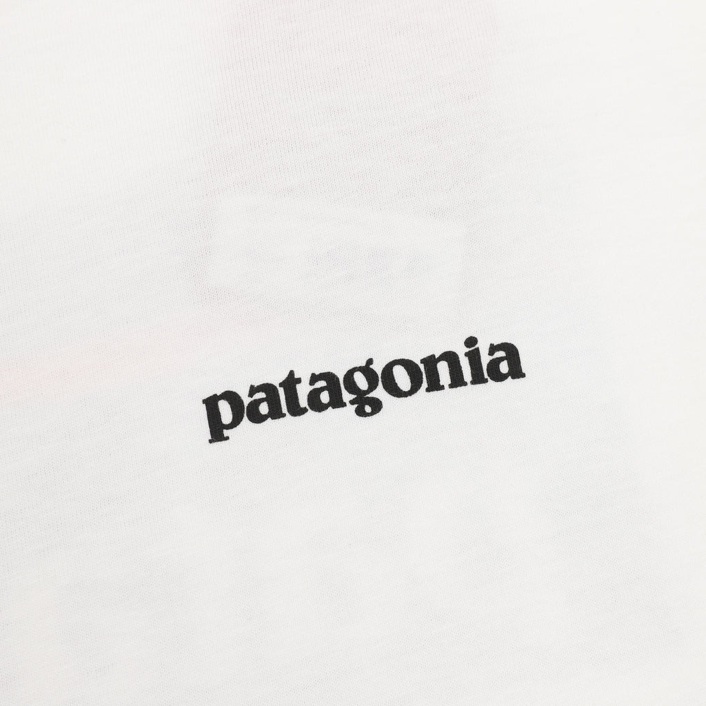 Patagonia P-6 Logo Long-Sleeve Responsibili-Tee — Black
