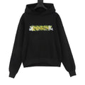 Balenciaga Women's & Men's Black Yellow Tape Logo Print Hoodie
